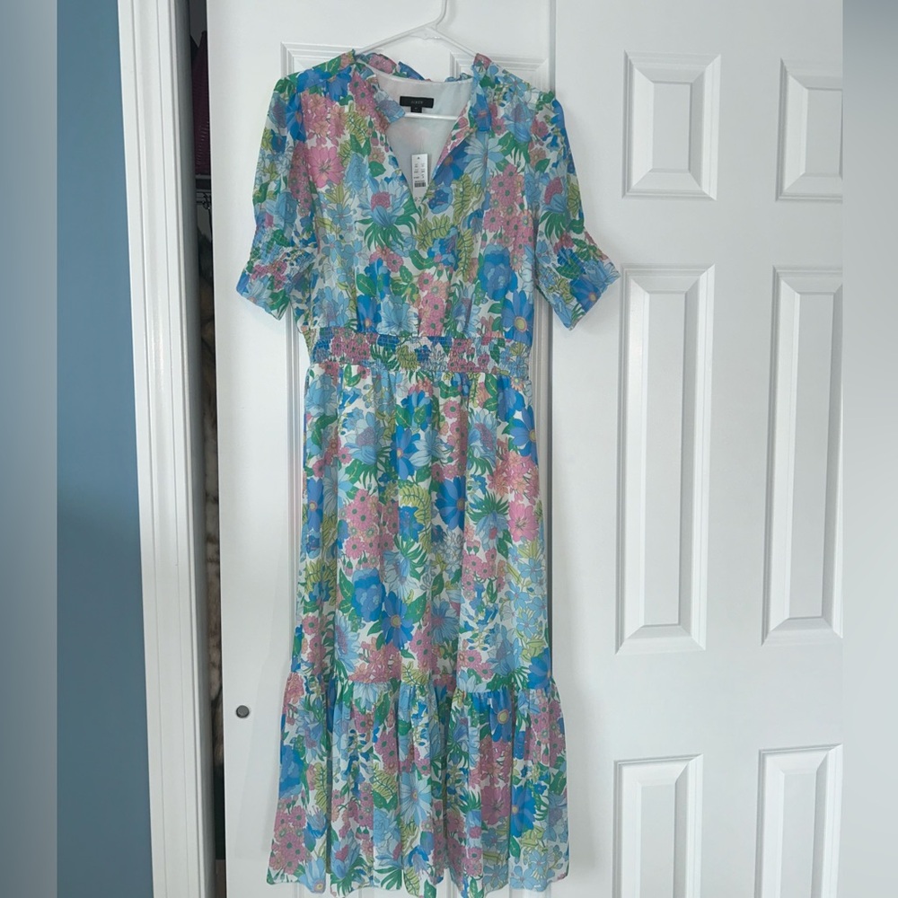J. crew floral dress 🌸